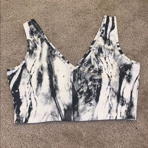 Marble Crop Top